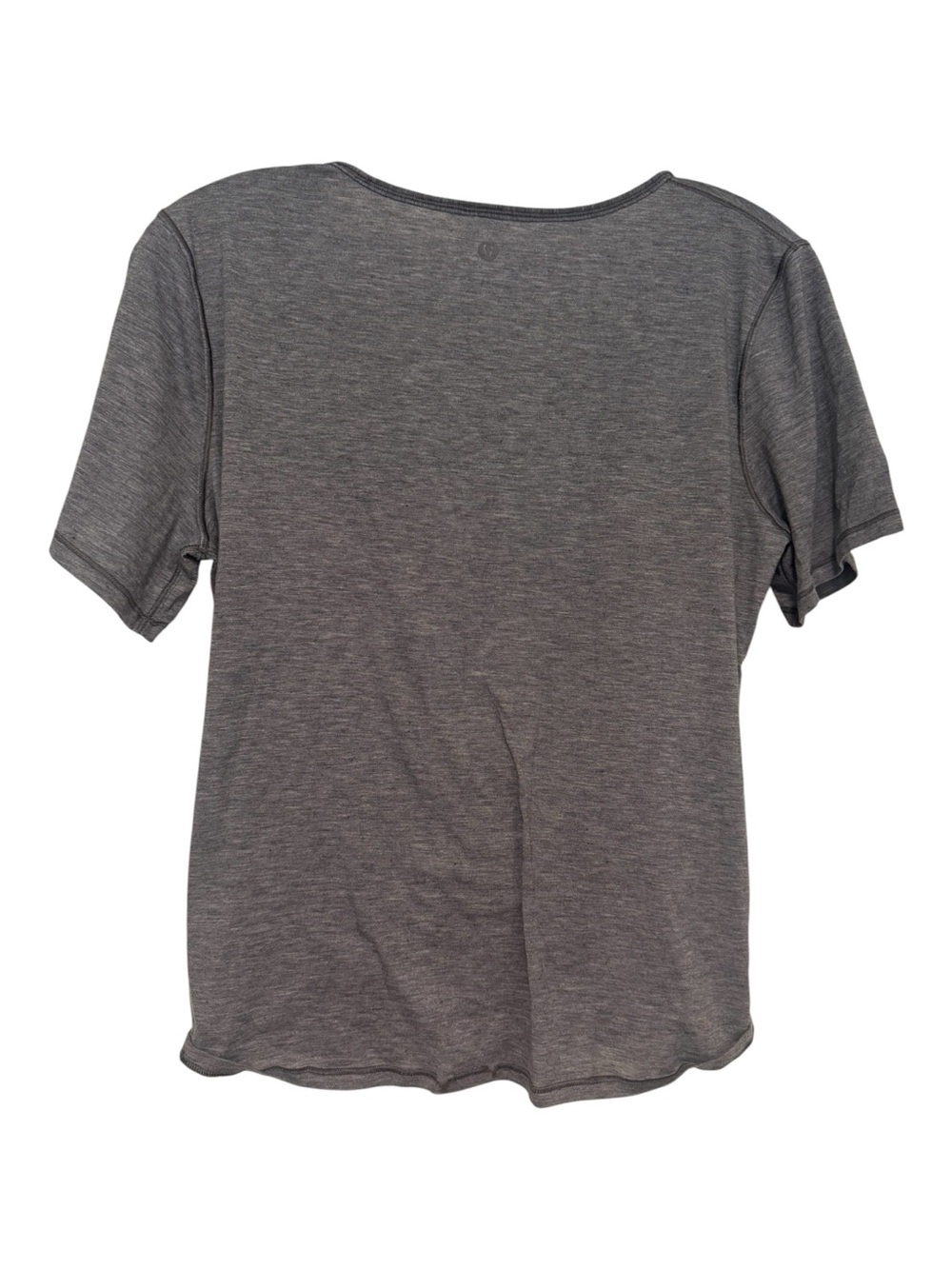 Lululemon Do The Daily Twist Front Top Heathered Solar Grey Blue Size 6 EUC - Picture 3 of 4